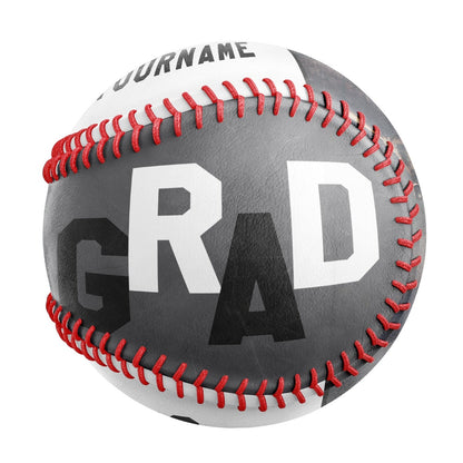 Custom White Graduation Photo Baseballs