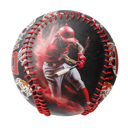 Custom Carter Skull Photo Baseballs