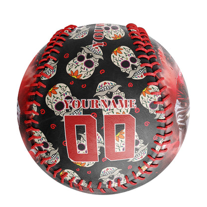 Custom Carter Skull Photo Baseballs