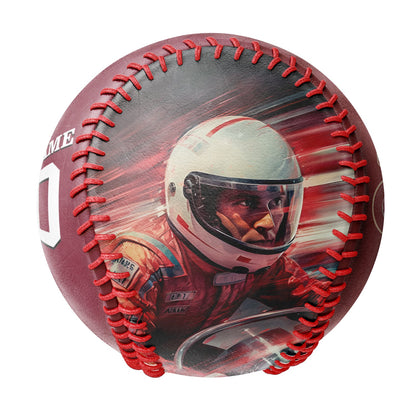 Custom Red American Motorcycle Club Photo Baseballs