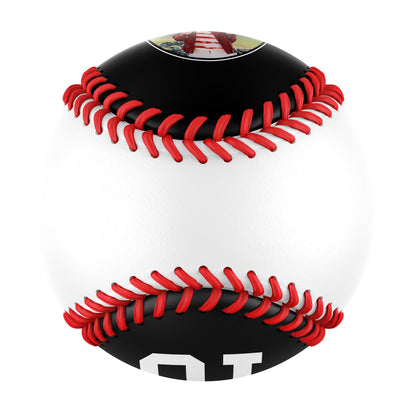 Custom Black Eagle Biker Photo Baseballs