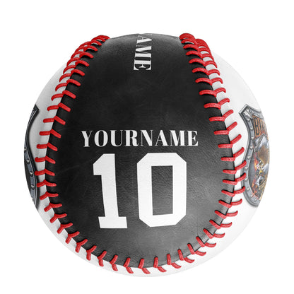 Custom Black Eagle Biker Photo Baseballs