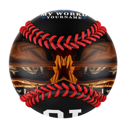 Custom Black Truck Photo Baseballs