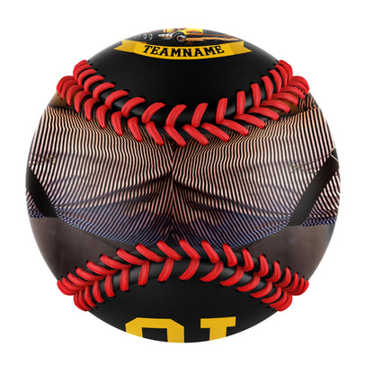 Custom Black Papa Truck Photo Baseballs