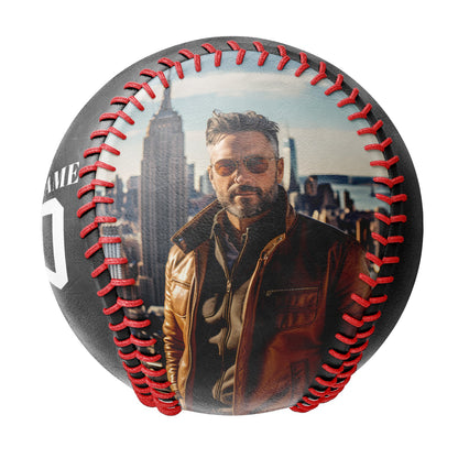 Custom Black Truck Photo Baseballs