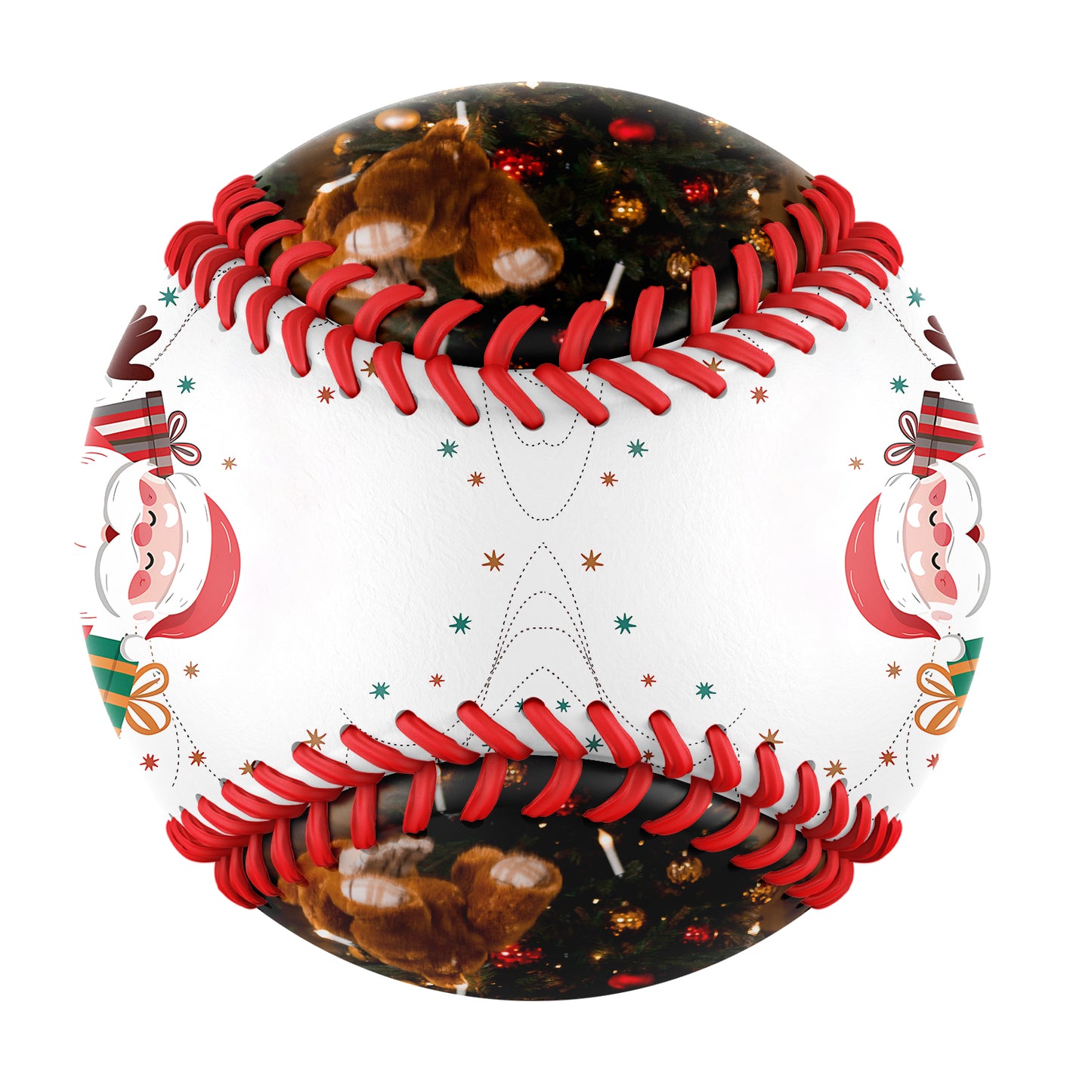 Custom Christmas Santa Claus Gift Photo Baseballs