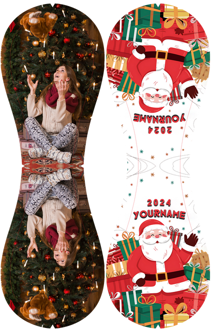 Custom Christmas Santa Claus Gift Photo Baseballs