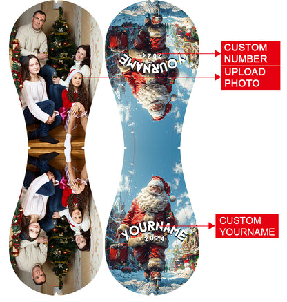 Custom Christmas Santa Claus Photo Baseballs