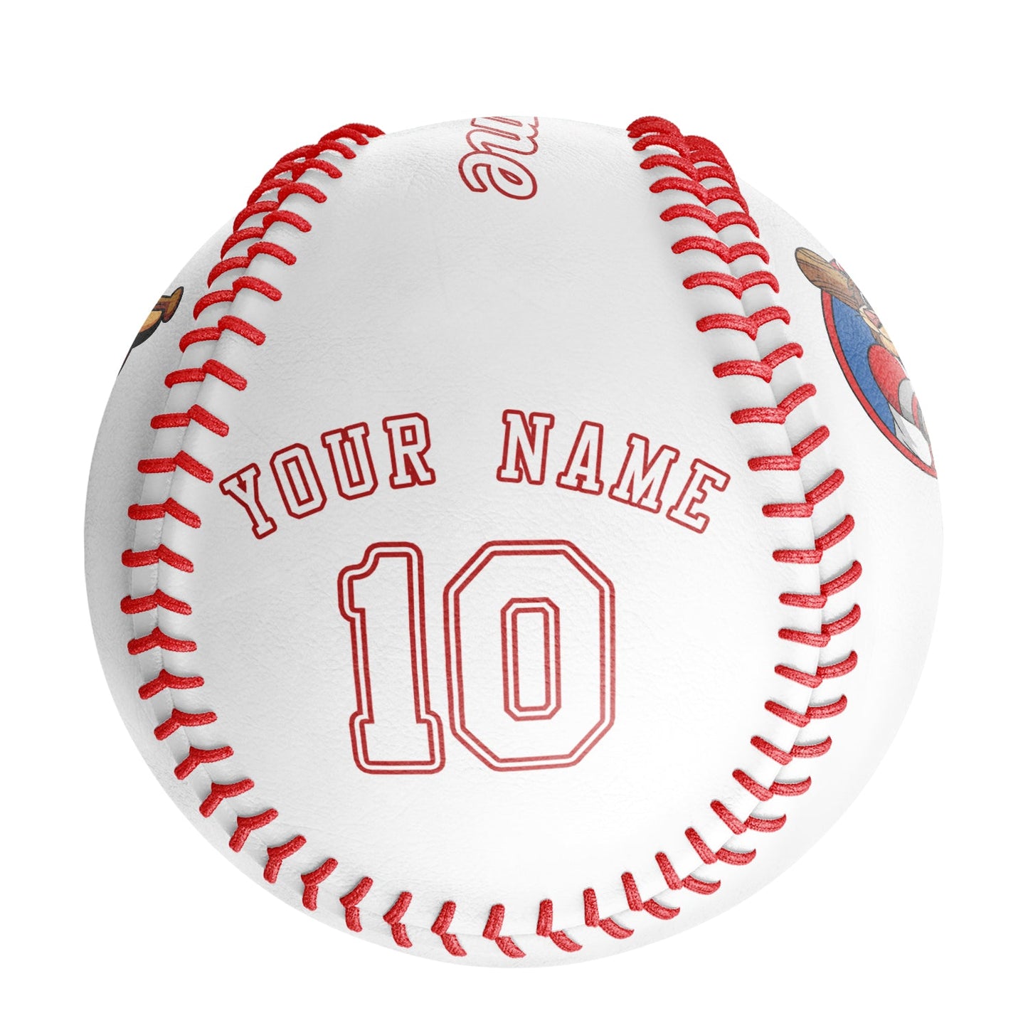 Custom White Leather White Authentic Baseballs