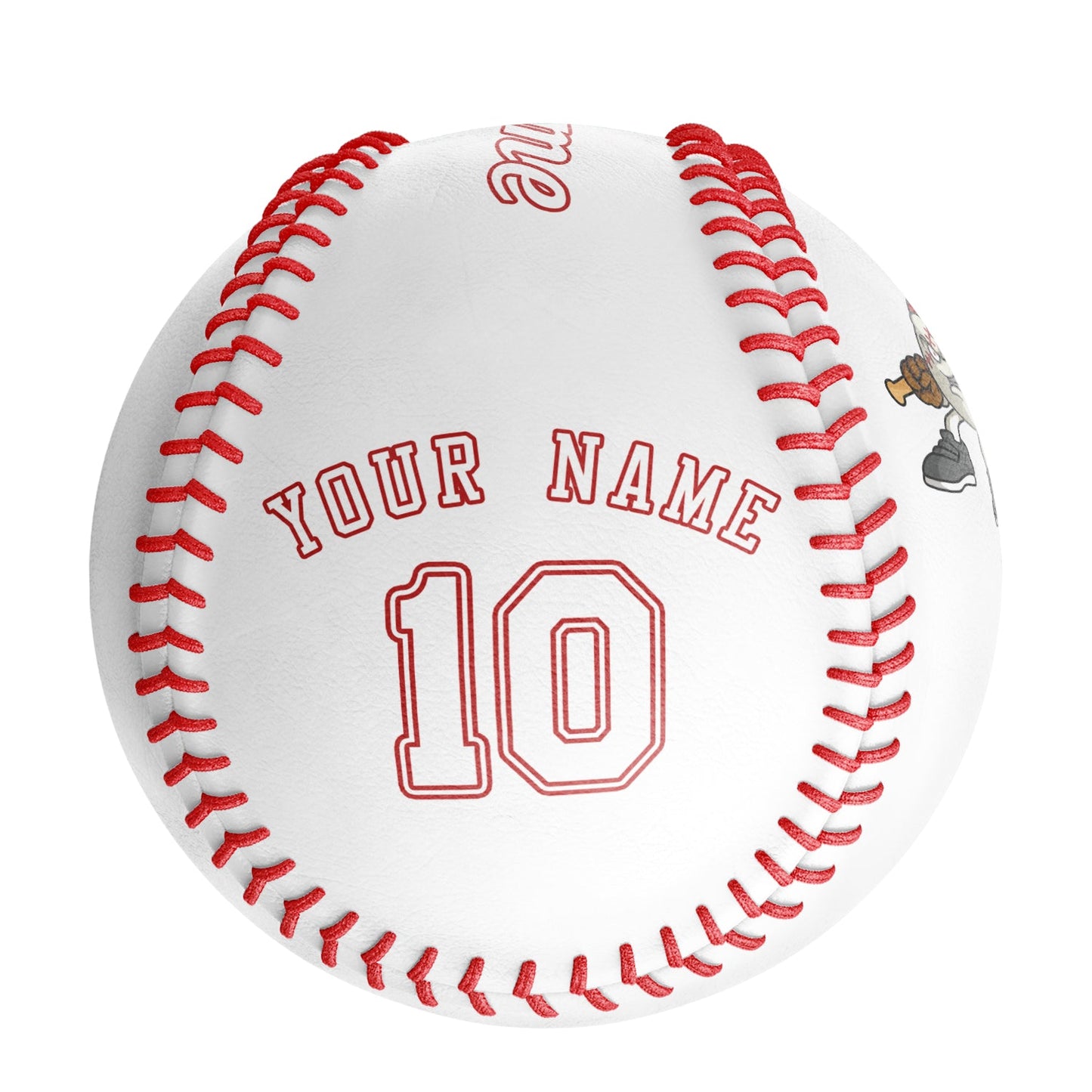 Custom White Leather White Authentic Baseballs