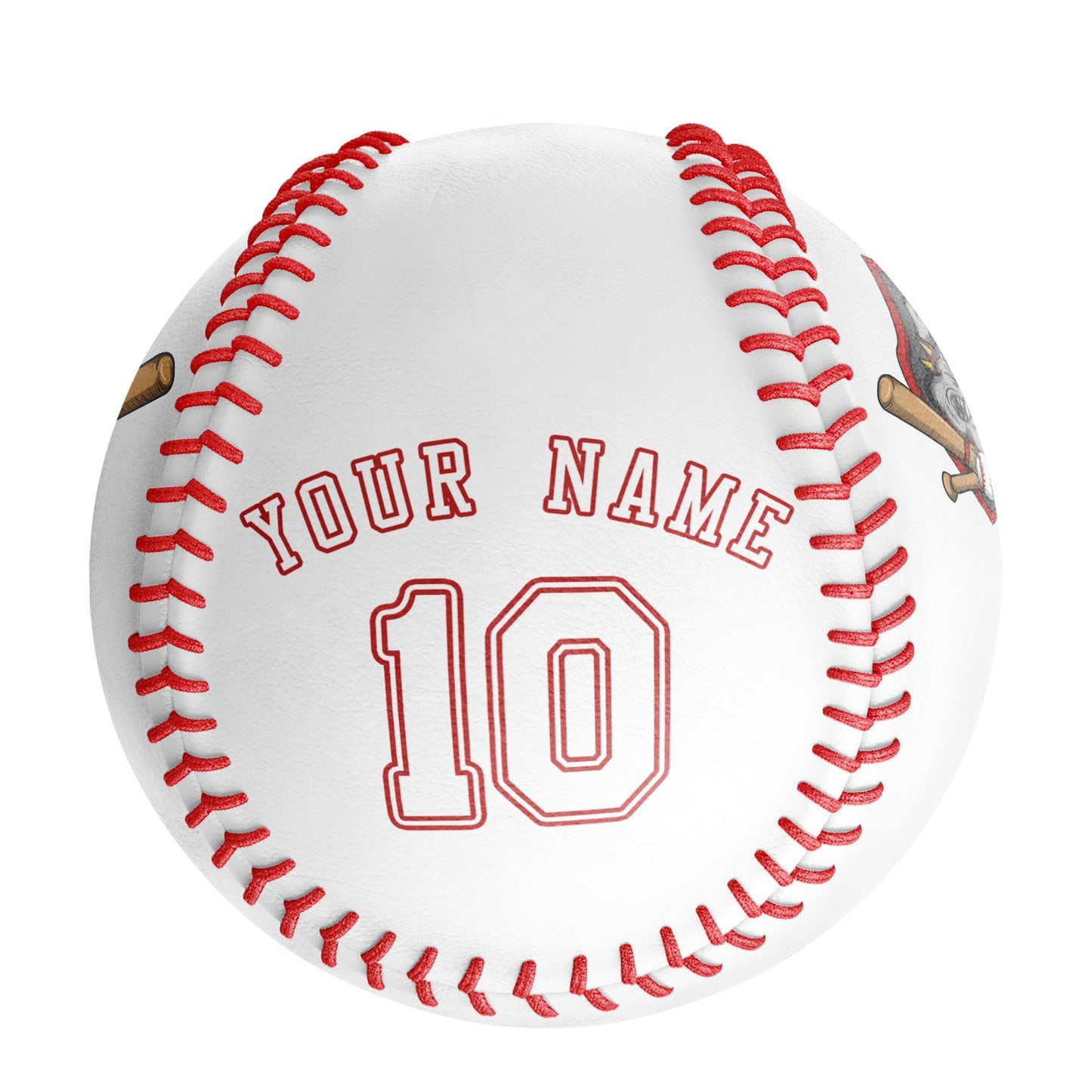 Custom White Leather White Authentic Baseballs