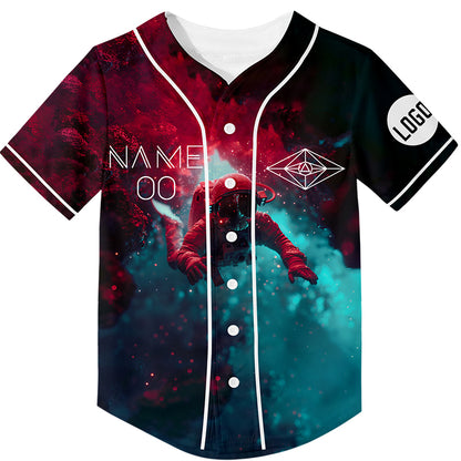 Custom Astronaut Rave Baseball Jersey For EDM EDC Festivals